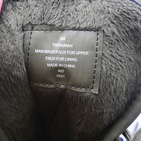 NEW Tommy Hilfiger Women's 8 Rainah Winter  Snow Rain Duck Boots Green Blue - Picture 10 of 10